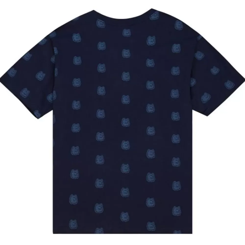 Apparel Mitchell & Ness T-Shirts & Tops-Aop Ss Top University Of Connecticut