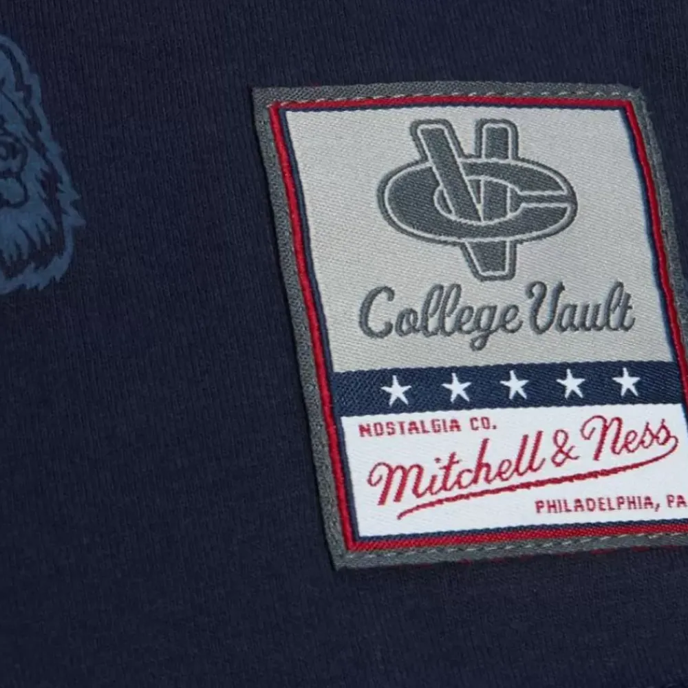 Apparel Mitchell & Ness T-Shirts & Tops-Aop Ss Top University Of Connecticut