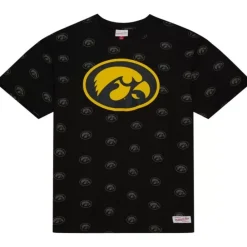 Apparel Mitchell & Ness T-Shirts & Tops-Aop Ss Top University Of Iowa