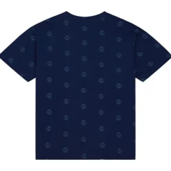 Apparel Mitchell & Ness T-Shirts & Tops-Aop Ss Top University Of Michigan