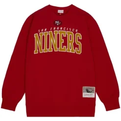 Apparel Mitchell & Ness Hoodies & Sweatshirts-Arch Team Crew San Francisco 49Ers