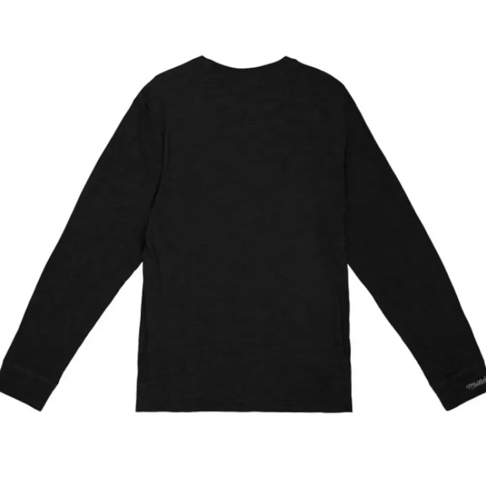 Apparel Mitchell & Ness T-Shirts & Tops-Arched Logo Lockup Slub Ls Tee Texas Tech University