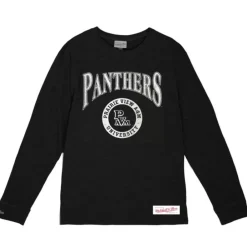 Apparel Mitchell & Ness T-Shirts & Tops-Arched Logo Lockup Slub Ls Tee Prairie View A&M University