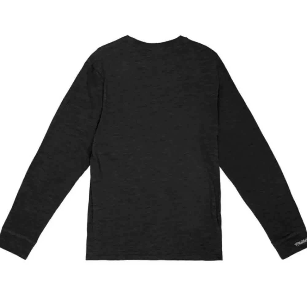 Apparel Mitchell & Ness T-Shirts & Tops-Arched Logo Lockup Slub Ls Tee University Of Colorado Boulder