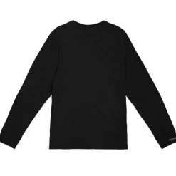 Apparel Mitchell & Ness T-Shirts & Tops-Arched Logo Lockup Slub Ls Tee University Of Georgia