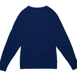 Apparel Mitchell & Ness T-Shirts & Tops-Arched Logo Lockup Slub Ls Tee Howard University