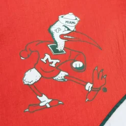 Apparel Mitchell & Ness Jackets & Outerwear-Arched Retro Lined Windbreaker University Of Miami