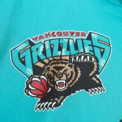 Apparel Mitchell & Ness Jackets & Outerwear-Arched Retro Lined Windbreaker Vancouver Grizzlies