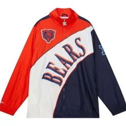 Apparel Mitchell & Ness Jackets & Outerwear-Arched Retro Lined Windbreaker Chicago Bears