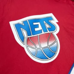 Apparel Mitchell & Ness Jackets & Outerwear-Arched Retro Lined Windbreaker New Jersey Nets