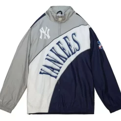 Apparel Mitchell & Ness Jackets & Outerwear-Arched Retro Lined Windbreaker New York Yankees