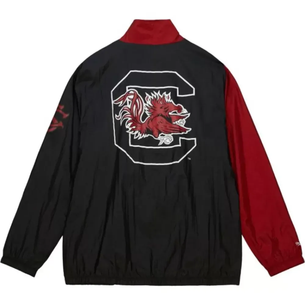 Apparel Mitchell & Ness Jackets & Outerwear-Arched Retro Lined Windbreaker University Of South Carolina