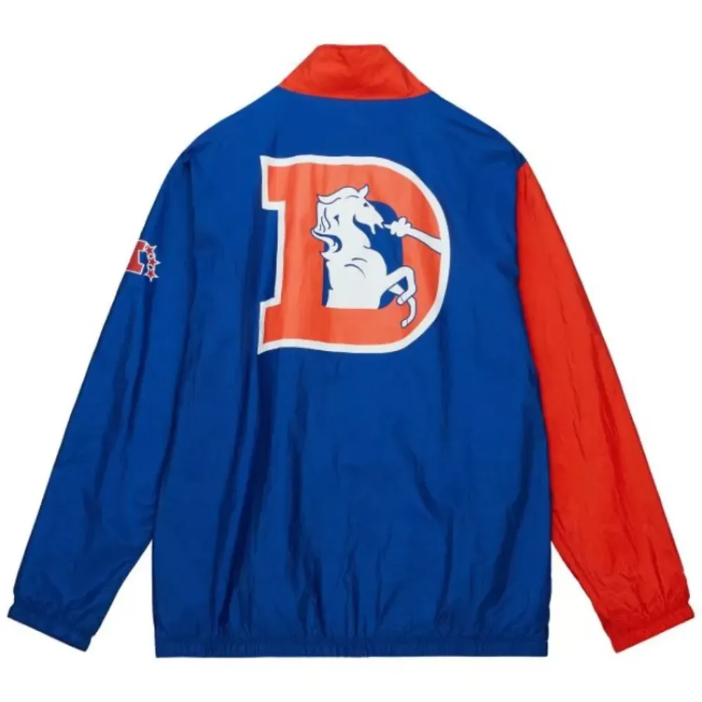Apparel Mitchell & Ness Jackets & Outerwear-Arched Retro Lined Windbreaker Denver Broncos