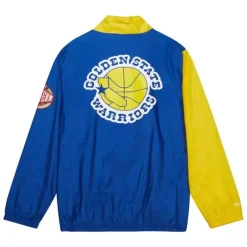 Apparel Mitchell & Ness Jackets & Outerwear-Arched Retro Lined Windbreaker Golden State Warriors