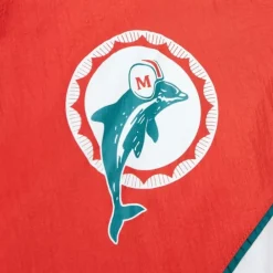 Apparel Mitchell & Ness Jackets & Outerwear-Arched Retro Lined Windbreaker Miami Dolphins