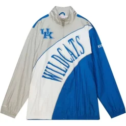 Apparel Mitchell & Ness Jackets & Outerwear-Arched Retro Lined Windbreaker University Of Kentucky