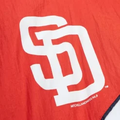 Apparel Mitchell & Ness Jackets & Outerwear-Arched Retro Lined Windbreaker San Diego Padres