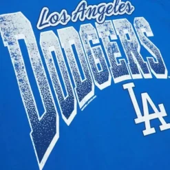 Apparel Mitchell & Ness T-Shirts & Tops-Arched Vintage Logo Tee Los Angeles Dodgers
