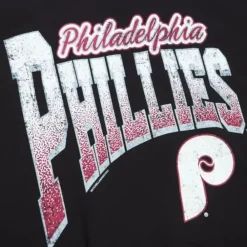 Apparel Mitchell & Ness T-Shirts & Tops-Arched Vintage Logo Tee Philadelphia Phillies