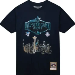 Apparel Mitchell & Ness T-Shirts & Tops-Asg City Skyline Tee Mlb All-Star 2001