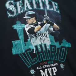 Apparel Mitchell & Ness Hoodies & Sweatshirts-Asg Mvp Crew Seattle Mariners Ichiro Suzuki