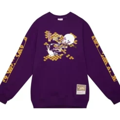 Apparel Mitchell & Ness Hoodies & Sweatshirts-Asian Heritage Crew 5.0 Los Angeles Lakers