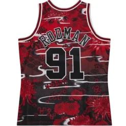Jerseys Mitchell & Ness -Asian Heritage Swingman Dennis Rodman Chicago Bulls 1997-98 Jersey 5.0