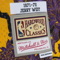 Jerseys Mitchell & Ness -Asian Heritage Swingman Jerry West Los Angeles Lakers 1971-72 Jersey 5.0