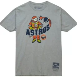 Apparel Mitchell & Ness T-Shirts & Tops-Astro-Naught Tee Houston Astros