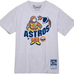 Apparel Mitchell & Ness T-Shirts & Tops-Astro-Naught Tee Houston Astros