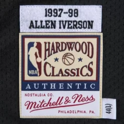 Jerseys Mitchell & Ness -Authentic Allen Iverson Philadelphia 76Ers Road 1997-98 Jersey