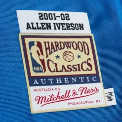 Jerseys Mitchell & Ness -Authentic Allen Iverson Philadelphia 76Ers Alternate 2001-02 Jersey