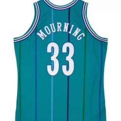 Jerseys Mitchell & Ness -Authentic Alonzo Mourning Charlotte Hornets Road 1992-93 Jersey