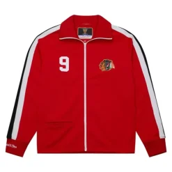 Apparel Mitchell & Ness Jackets & Outerwear-Authentic Bobby Hull Chicago Blackhawks 1971 Warm Up Jacket