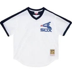 Jerseys Mitchell & Ness -Authentic Carlton Fisk Chicago White Sox 1981 Pullover Jersey