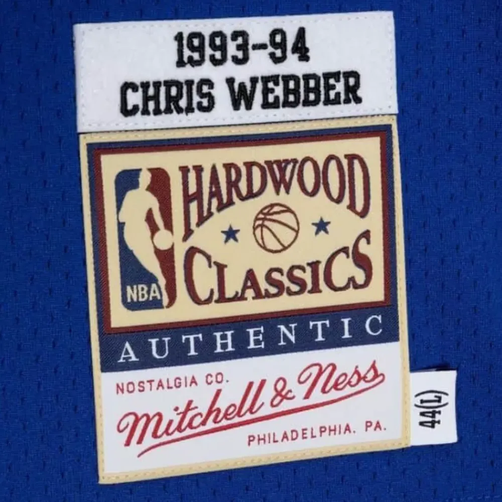 Jerseys Mitchell & Ness -Authentic Chris Webber Golden State Warriors 1993-94 Jersey