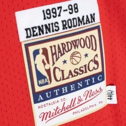 Jerseys Mitchell & Ness -Authentic Dennis Rodman Chicago Bulls Road 1997-98 Jersey