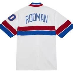 Apparel Mitchell & Ness Jackets & Outerwear-Authentic Dennis Rodman Detroit Pistons 1988-89 Shooting Shirt