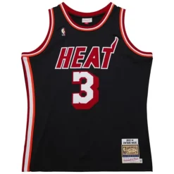 Jerseys Mitchell & Ness -Authentic Dwyane Wade Miami Heat Dark Hwc 2013-14 Jersey