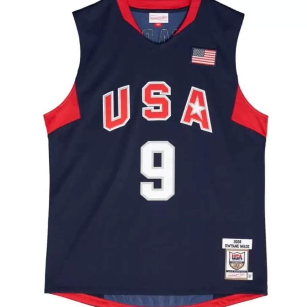 Jerseys Mitchell & Ness -Authentic Dwyane Wade Team Usa 2008 Jersey