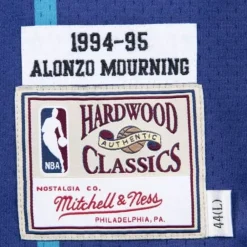 Jerseys Mitchell & Ness -Authentic Jersey Charlotte Hornets 1994-95 Alonzo Mourning