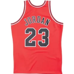 Jerseys Mitchell & Ness -Authentic Jersey Chicago Bulls Road Finals 1995-96 Michael Jordan