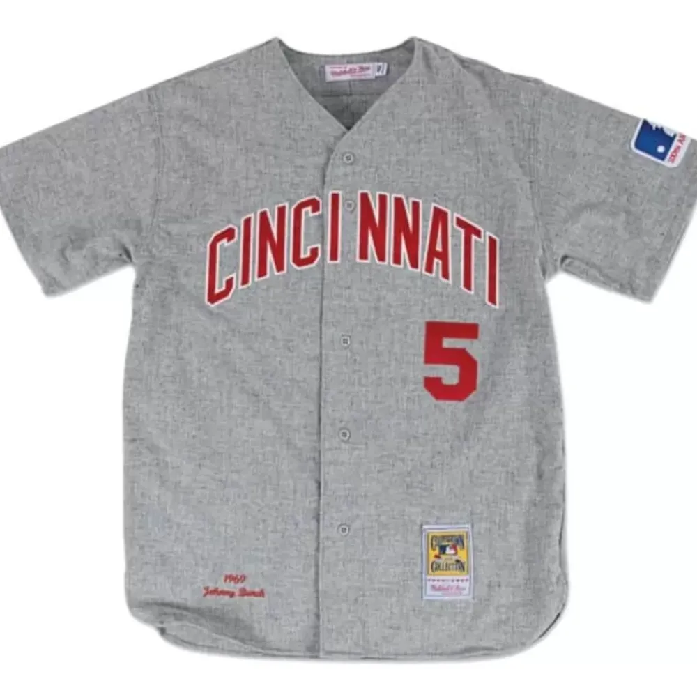 Jerseys Mitchell & Ness -Authentic Jersey Cincinnati Reds Road 1969 Johnny Bench