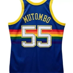 Jerseys Mitchell & Ness -Authentic Jersey Denver Nuggets 1991-92 Dikembe Mutombo