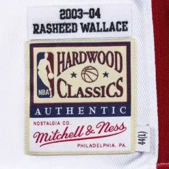Jerseys Mitchell & Ness -Authentic Jersey Detroit Pistons Home Finals 2003-04 Rasheed Wallace
