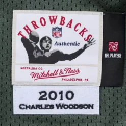 Jerseys Mitchell & Ness -Authentic Jersey Green Bay Packers Super Bowl 2010 Charles Woodson