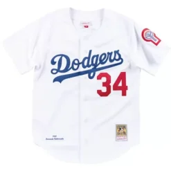 Jerseys Mitchell & Ness -Authentic Jersey Los Angeles Dodgers Home 1981 Fernando Valenzuela