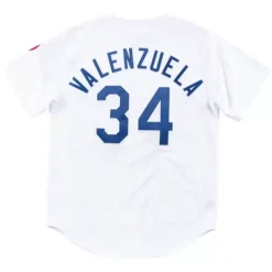 Jerseys Mitchell & Ness -Authentic Jersey Los Angeles Dodgers Home 1981 Fernando Valenzuela