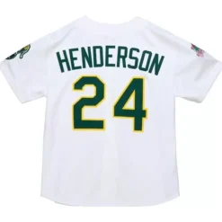 Jerseys Mitchell & Ness -Authentic Jersey Oakland Athletics Home 1990 Rickey Henderson