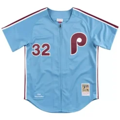 Jerseys Mitchell & Ness -Authentic Jersey Philadelphia Phillies Road 1980 Steve Carlton